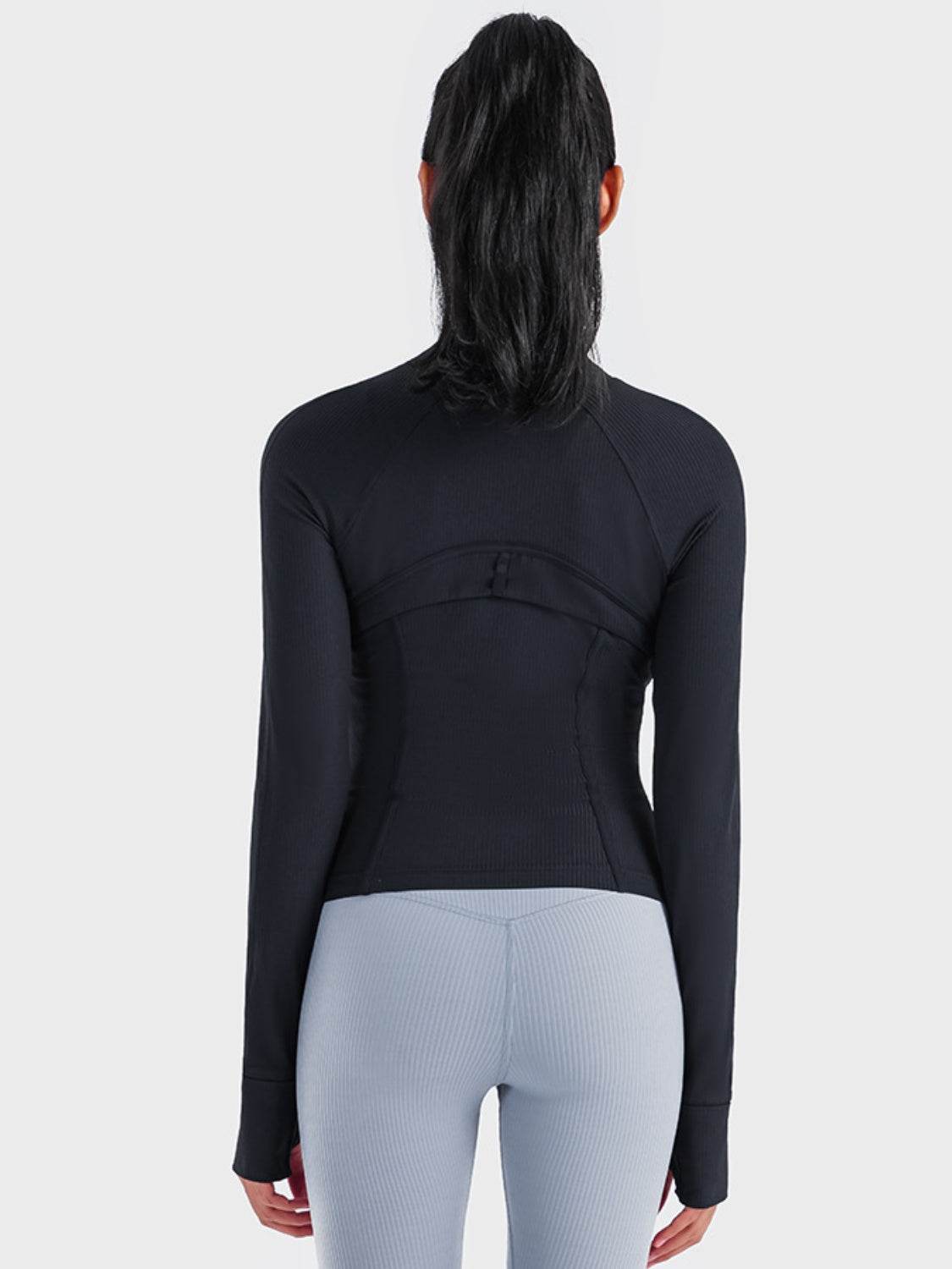 Millennia Zip-Up Long Sleeve Sports Jacket - Selvanelle