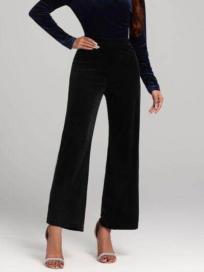 High Waist Wide Leg Pants for Women Modern Style - Selvanelle
