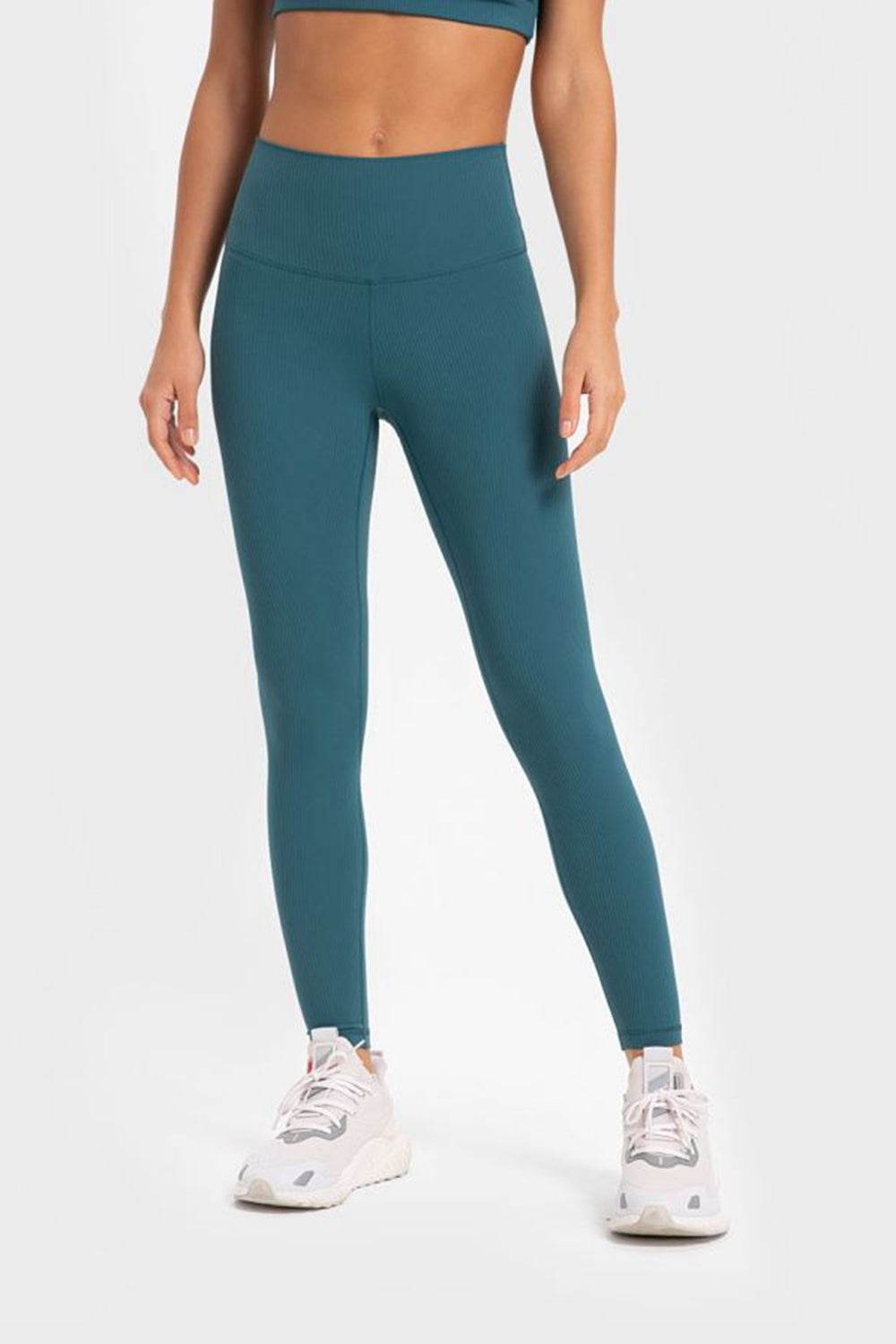 Millennia Highly Stretchy Wide Waistband Yoga Leggings - Selvanelle