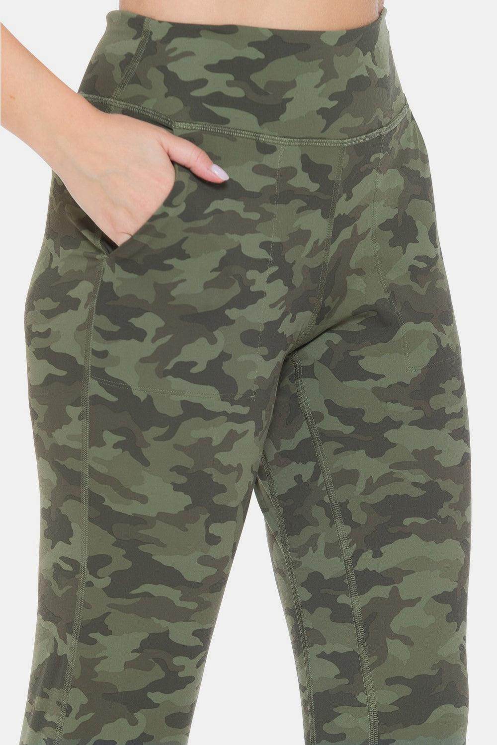 Leggings Depot Camouflage High Waist Leggings for Women - Selvanelle