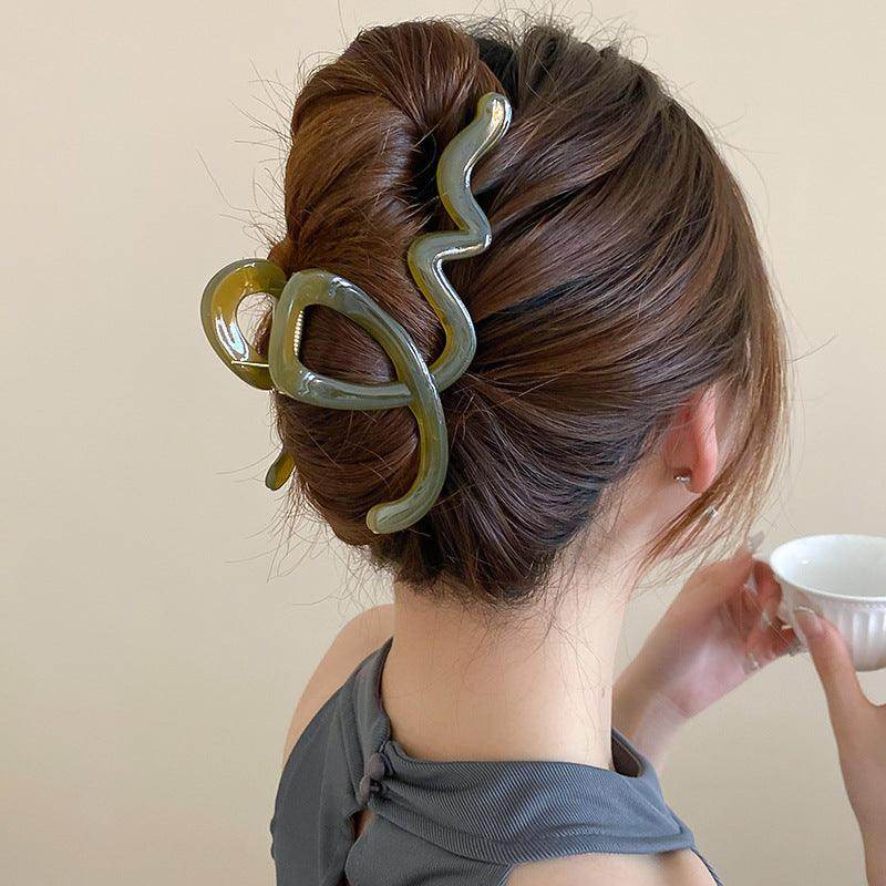 Acrylic Hair Claw Clip for Effortless Styling and Hold - Selvanelle