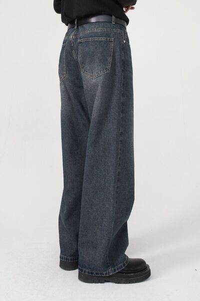 Wide Leg Jeans with Pockets for Effortless Style - Selvanelle
