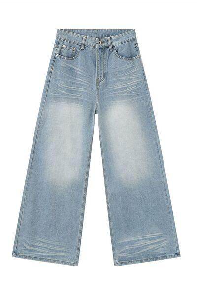 Wide Leg Jeans with Pockets for Ultimate Comfort and Style - Selvanelle