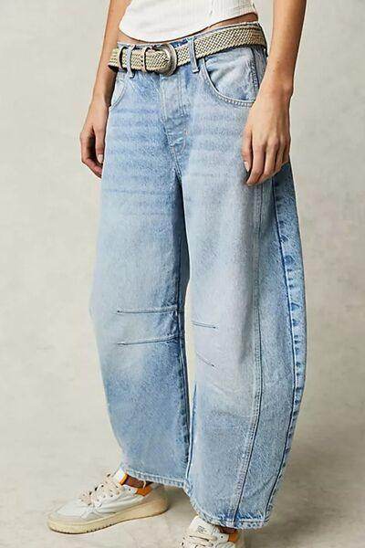 Stylish Wide Leg Jeans with Pockets for Every Occasion - Selvanelle