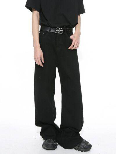 Wide Leg Jeans with Pockets for Stylish Comfort - Selvanelle