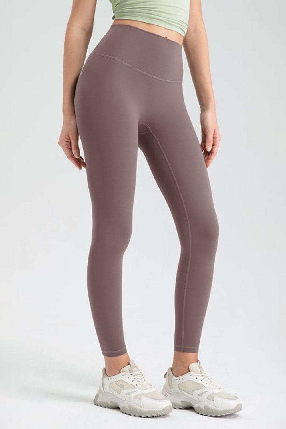 Wide Waistband High Waist Sport Leggings for Active Comfort - Selvanelle
