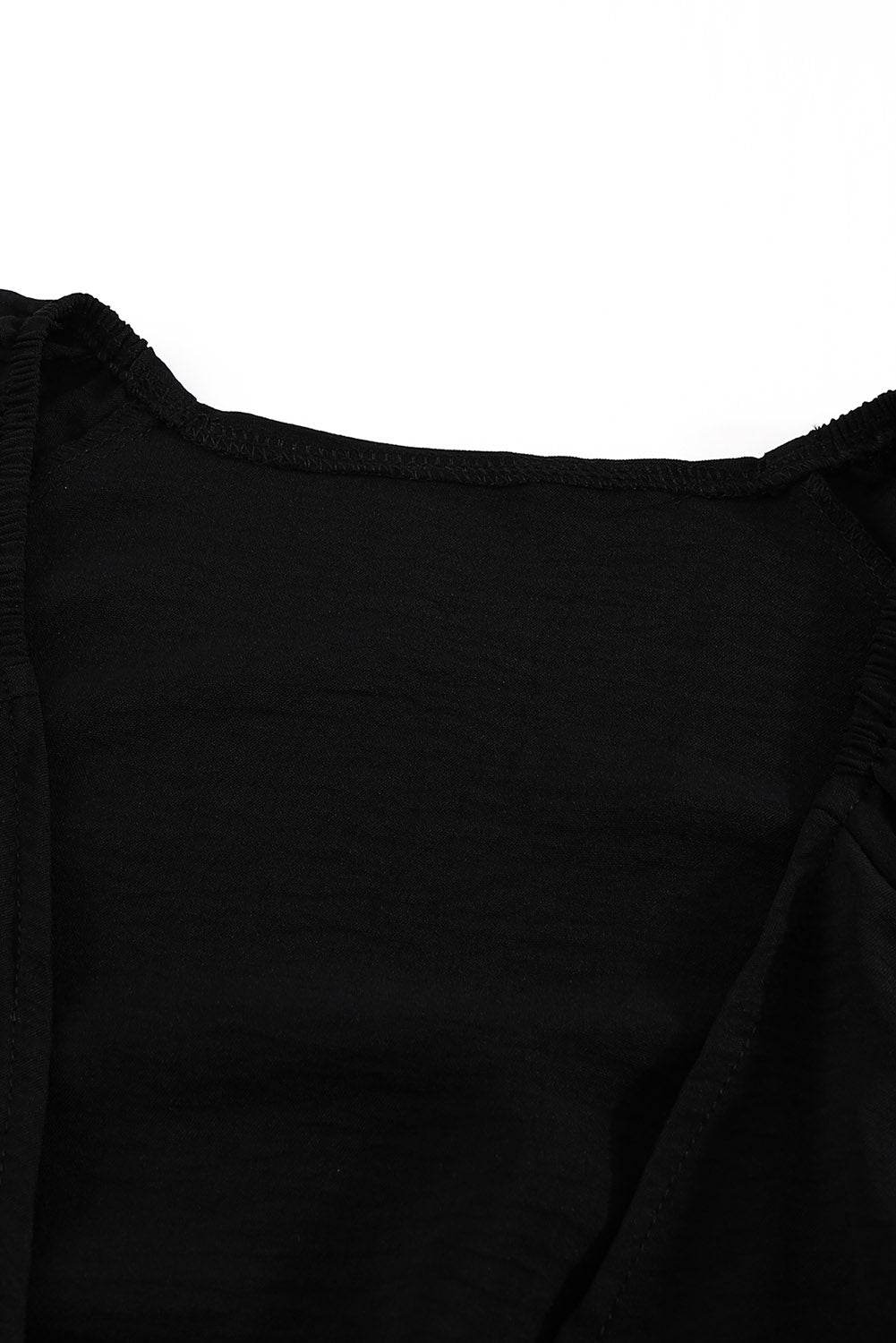 Tied Flounce Sleeve Plunge Romper - Selvanelle