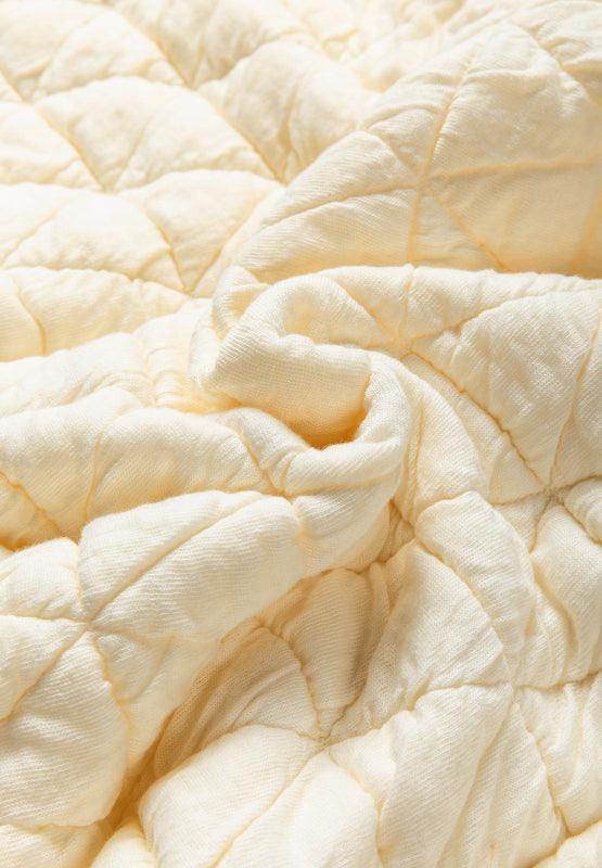 Drawstring Quilted Hooded Top and Shorts Set for Women - Selvanelle