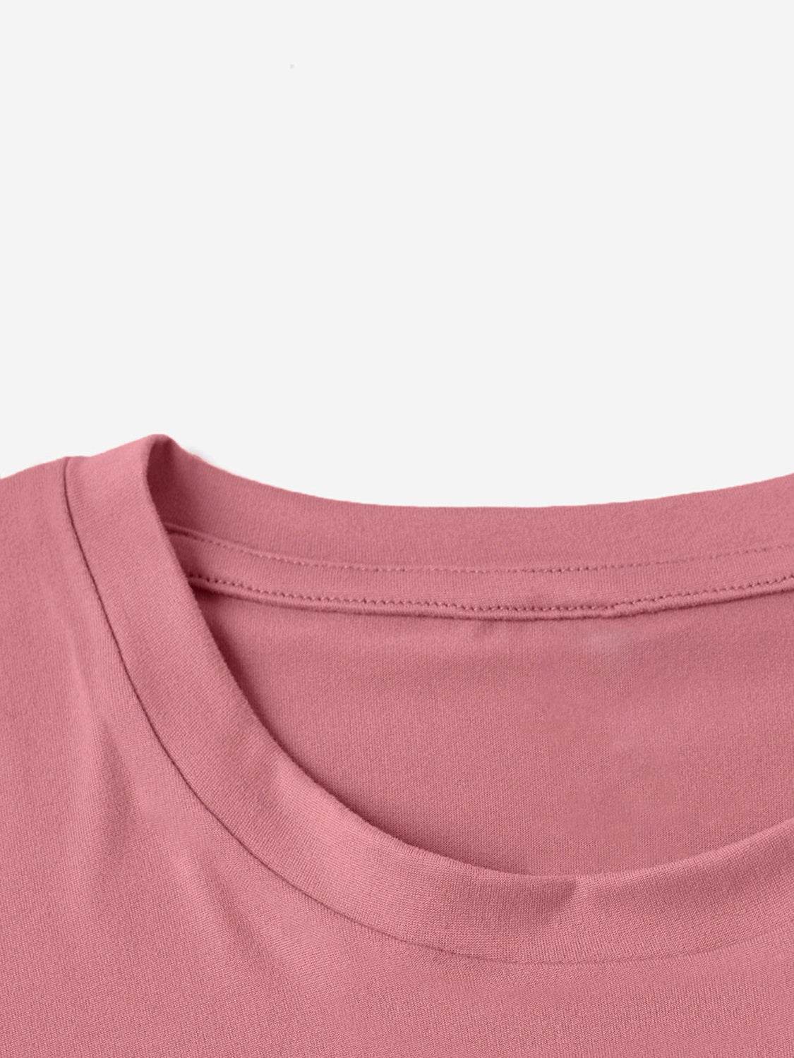 EASTER VIBES Round Neck Short Sleeve T-Shirt - Selvanelle