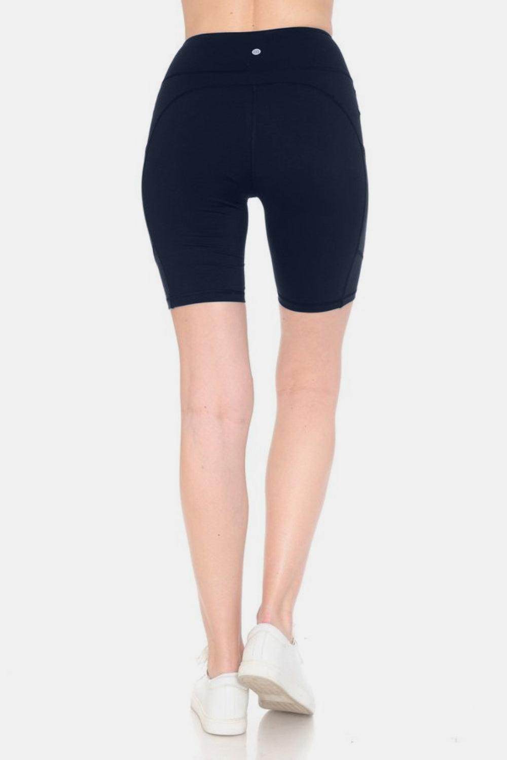 Leggings Depot Full Size High Waist Active Shorts Online - Selvanelle