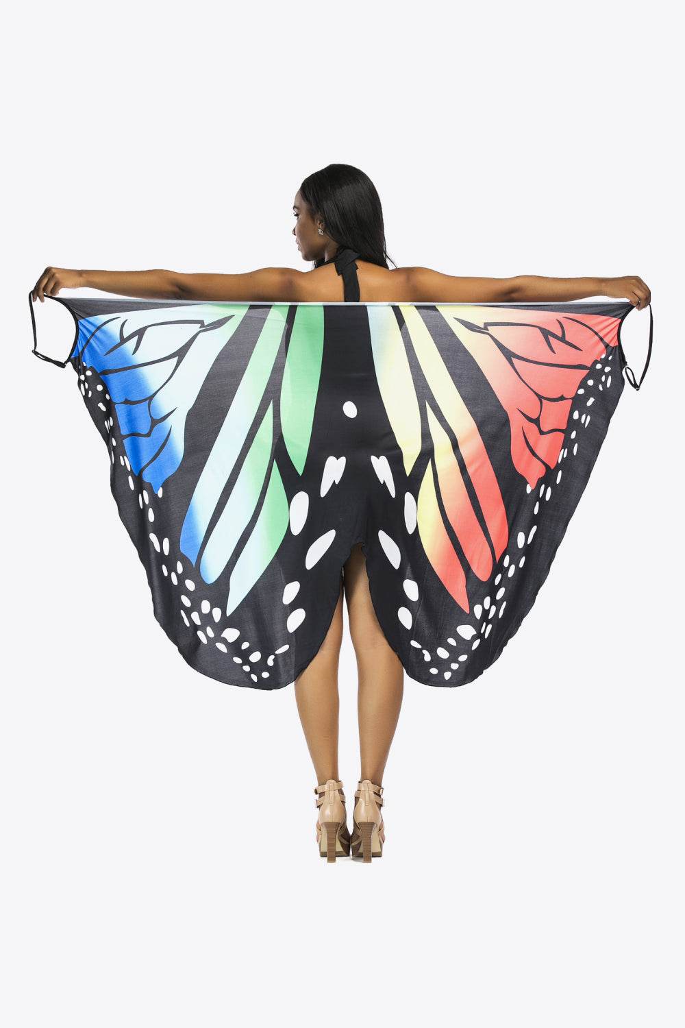 Butterfly Spaghetti Strap Cover Up - Selvanelle