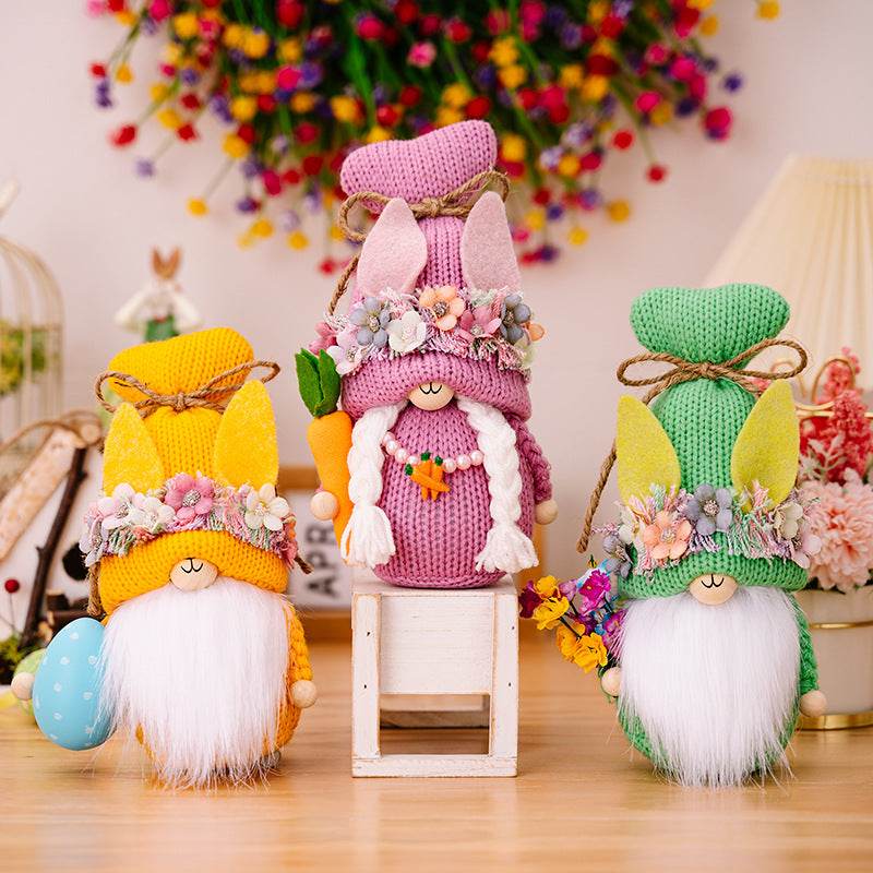 Easter Knit Faceless Doll - Selvanelle