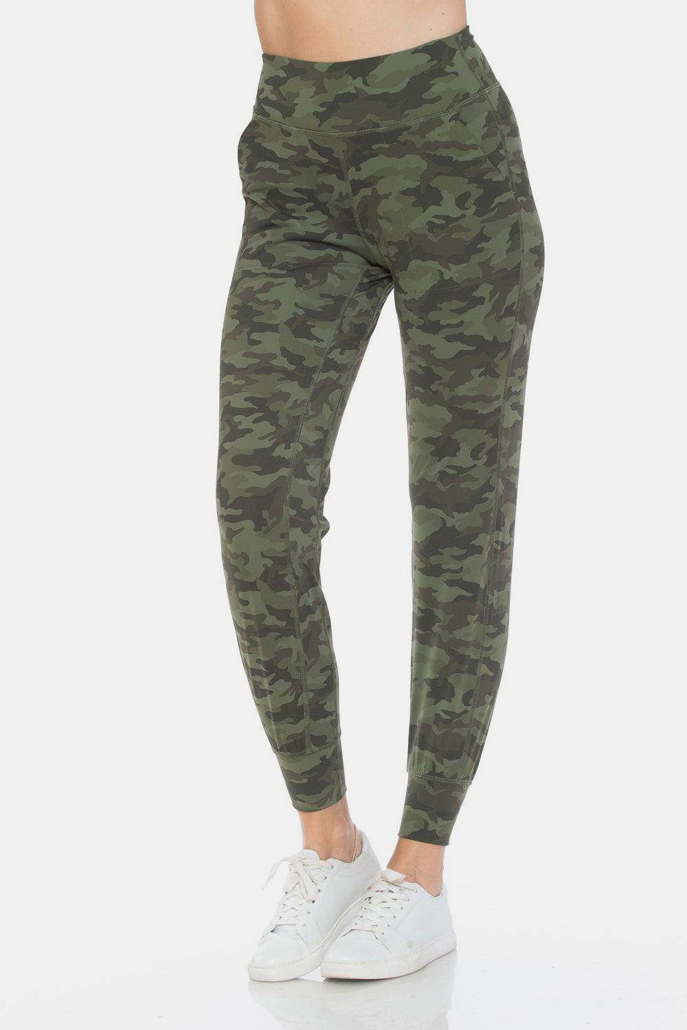 Leggings Depot Camouflage High Waist Leggings for Women - Selvanelle