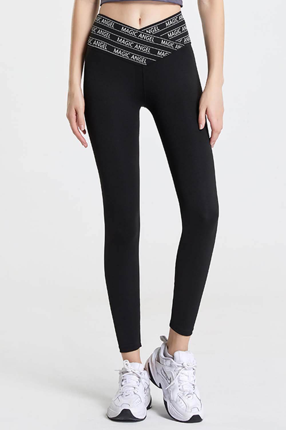 Wide Waistband Sports Pants - Selvanelle