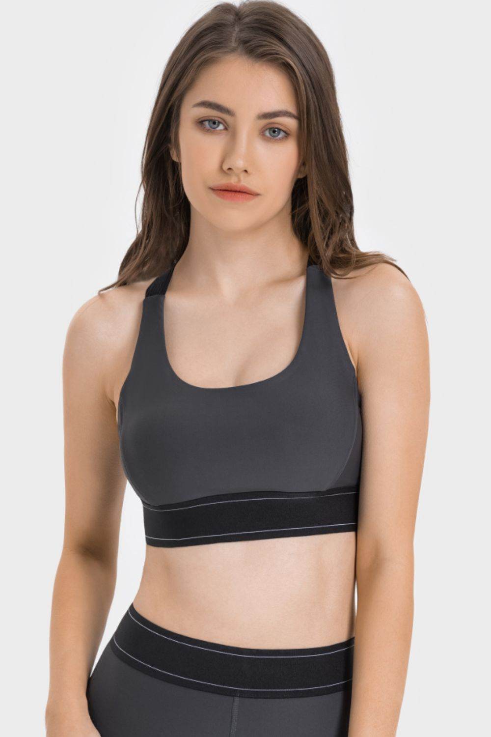 Millennia Contrast Sports Bra - Selvanelle