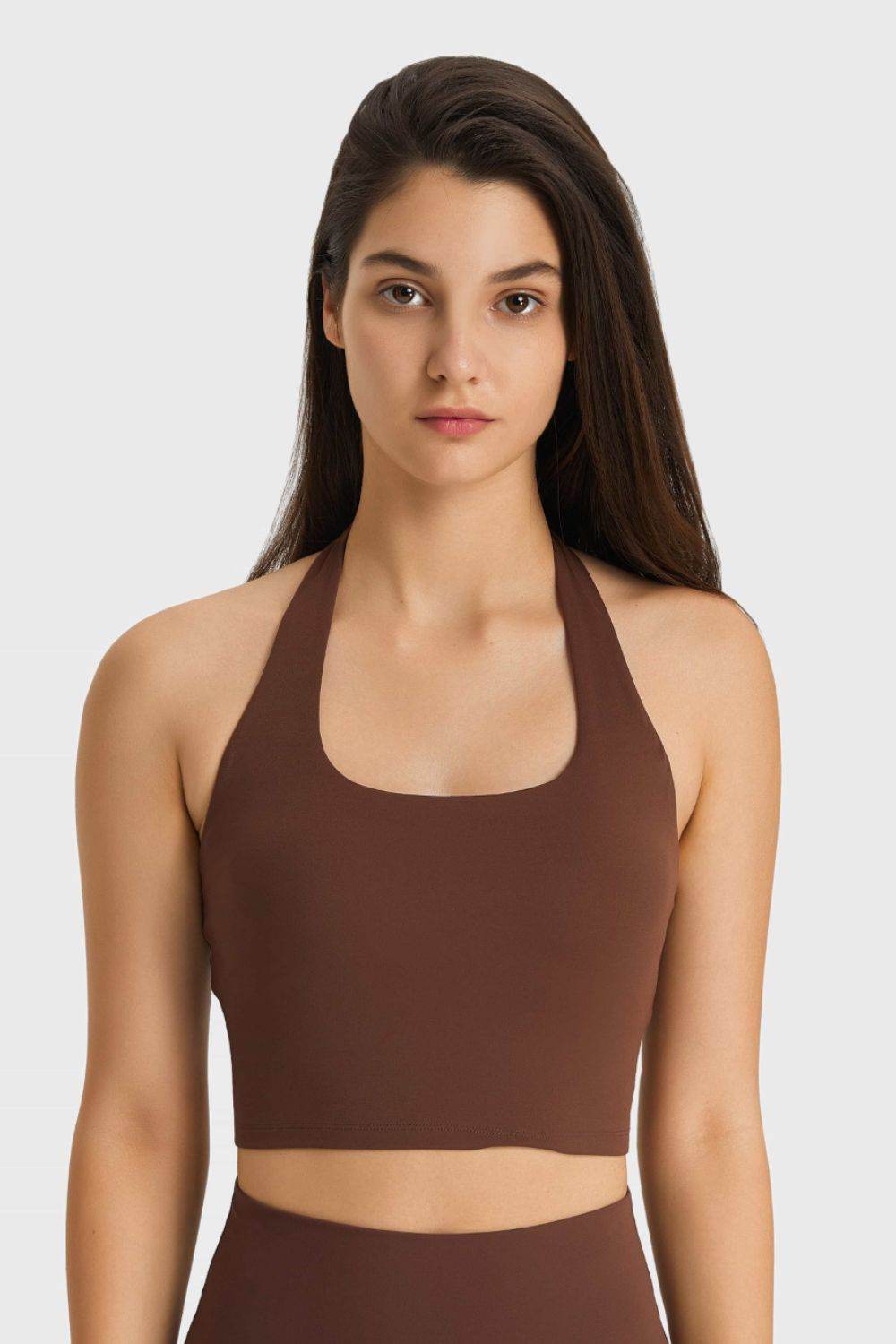 Millennia Breathable Halter Neck Sports Bra - Selvanelle