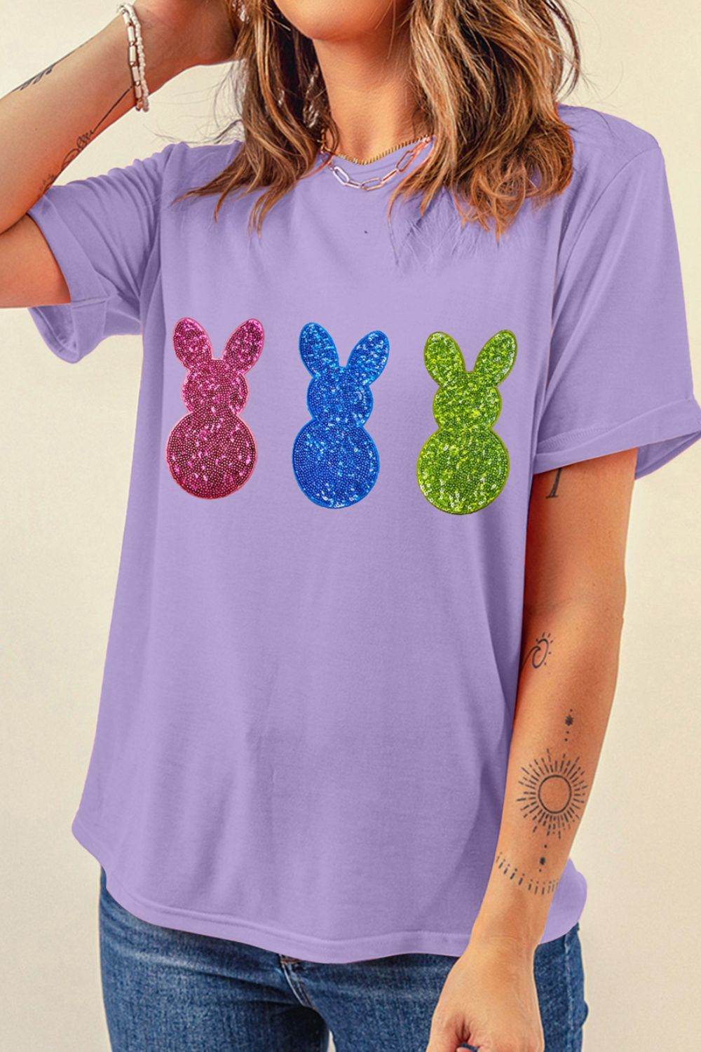 Shiny Bunny Short Sleeve T-Shirt - Selvanelle