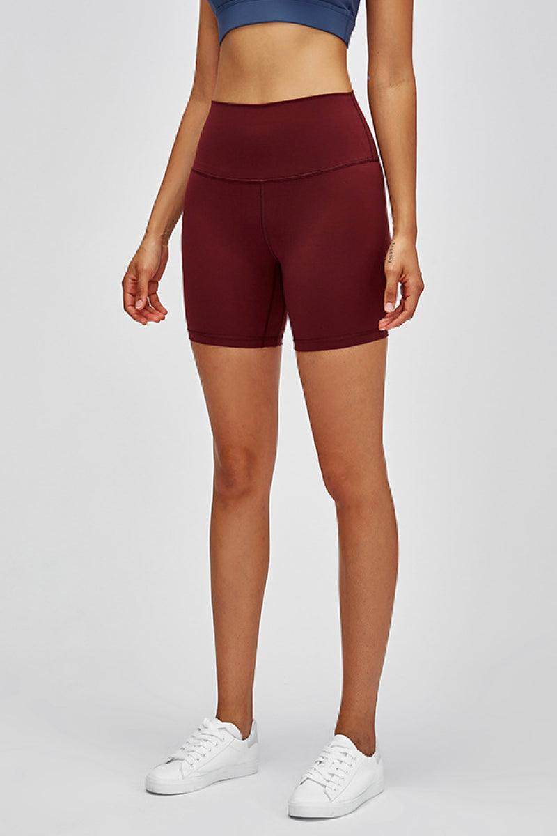 Millennia High Waist Training Shorts for Comfort and Style - Selvanelle