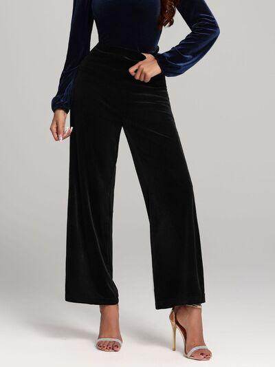 High Waist Wide Leg Pants for Women Modern Style - Selvanelle