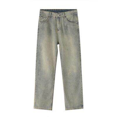 Straight Leg Jeans with Pockets for All-Day Comfort - Selvanelle