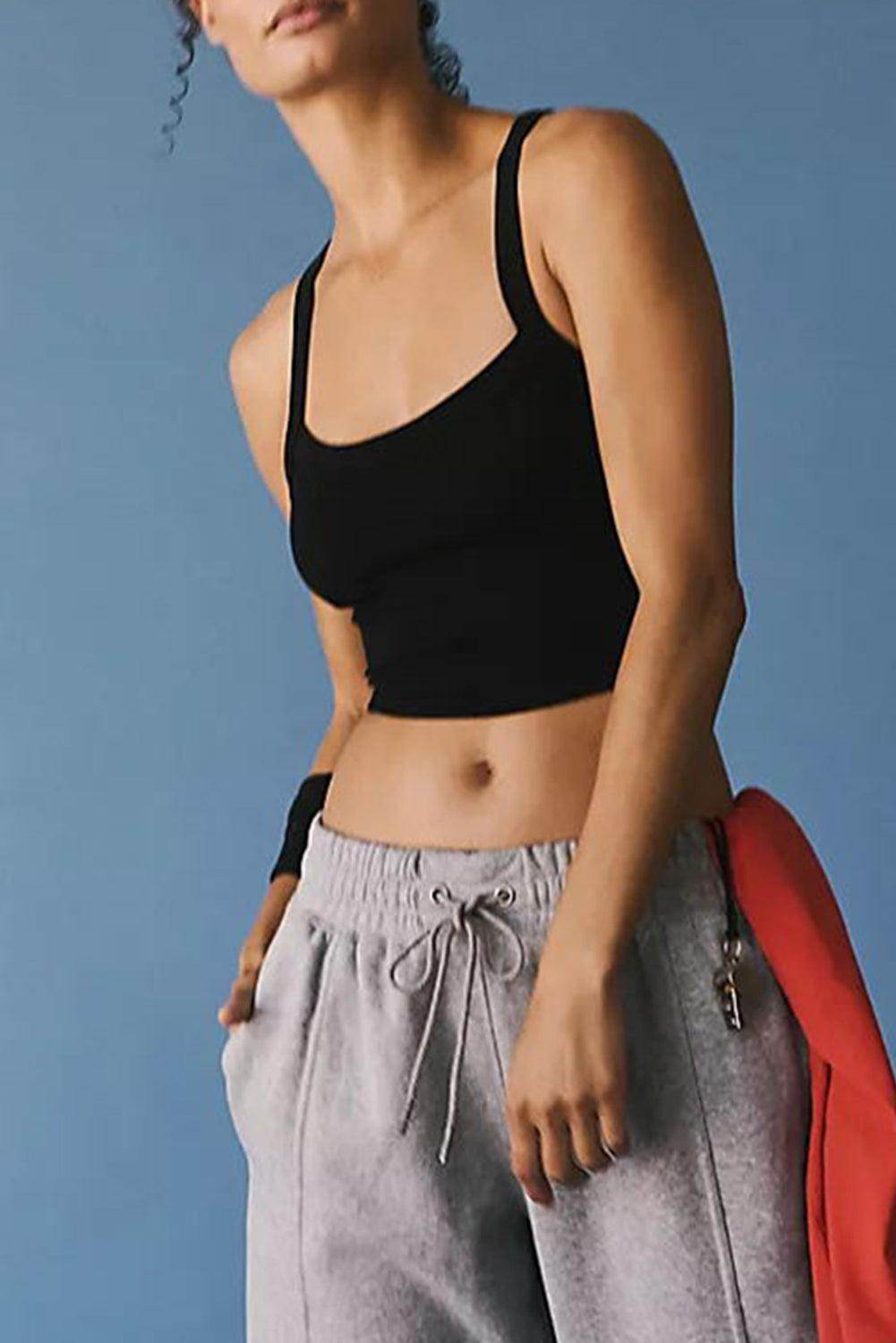Scoop Neck Active Tank for Women with Moderate Stretch - Selvanelle