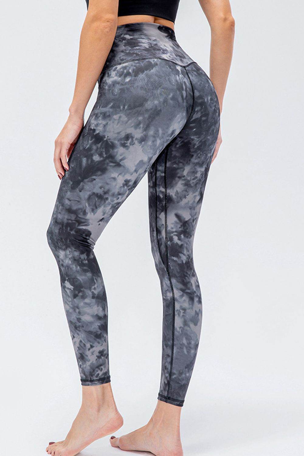 Wide Waistband Slim Fit Active Leggings - Selvanelle