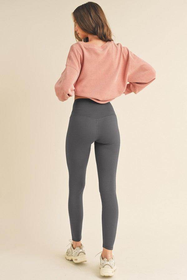 Yelete Full Size Fleece Lined High Waisted Leggings for Warmth - Selvanelle