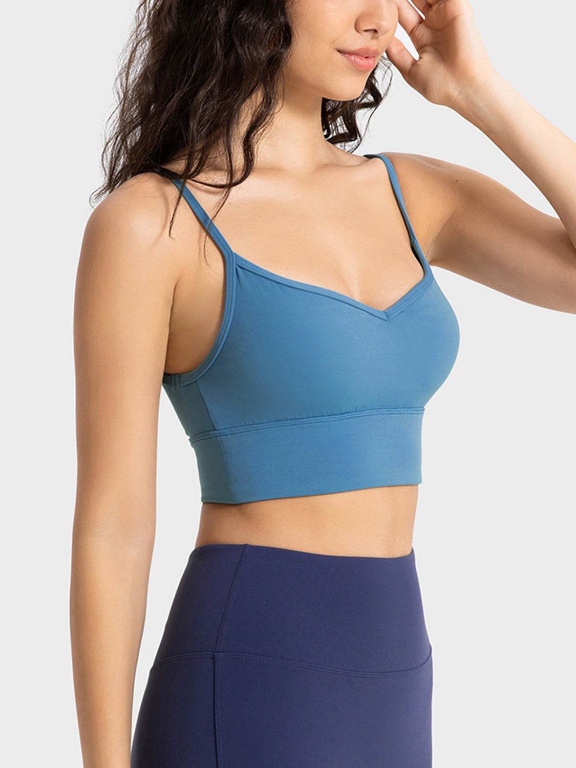 Millennia Spaghetti Strap Sport Bra - Selvanelle