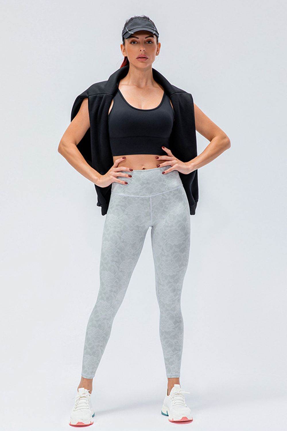 Wide Waistband Slim Fit Active Leggings - Selvanelle