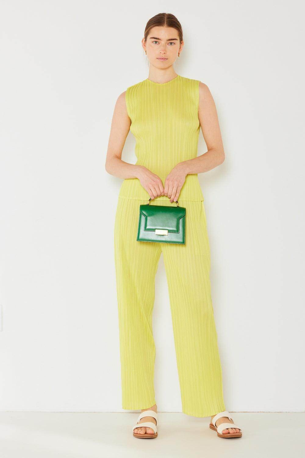 Marina West Swim Pleated Elastic-Waist Straight Pants for Women - Selvanelle