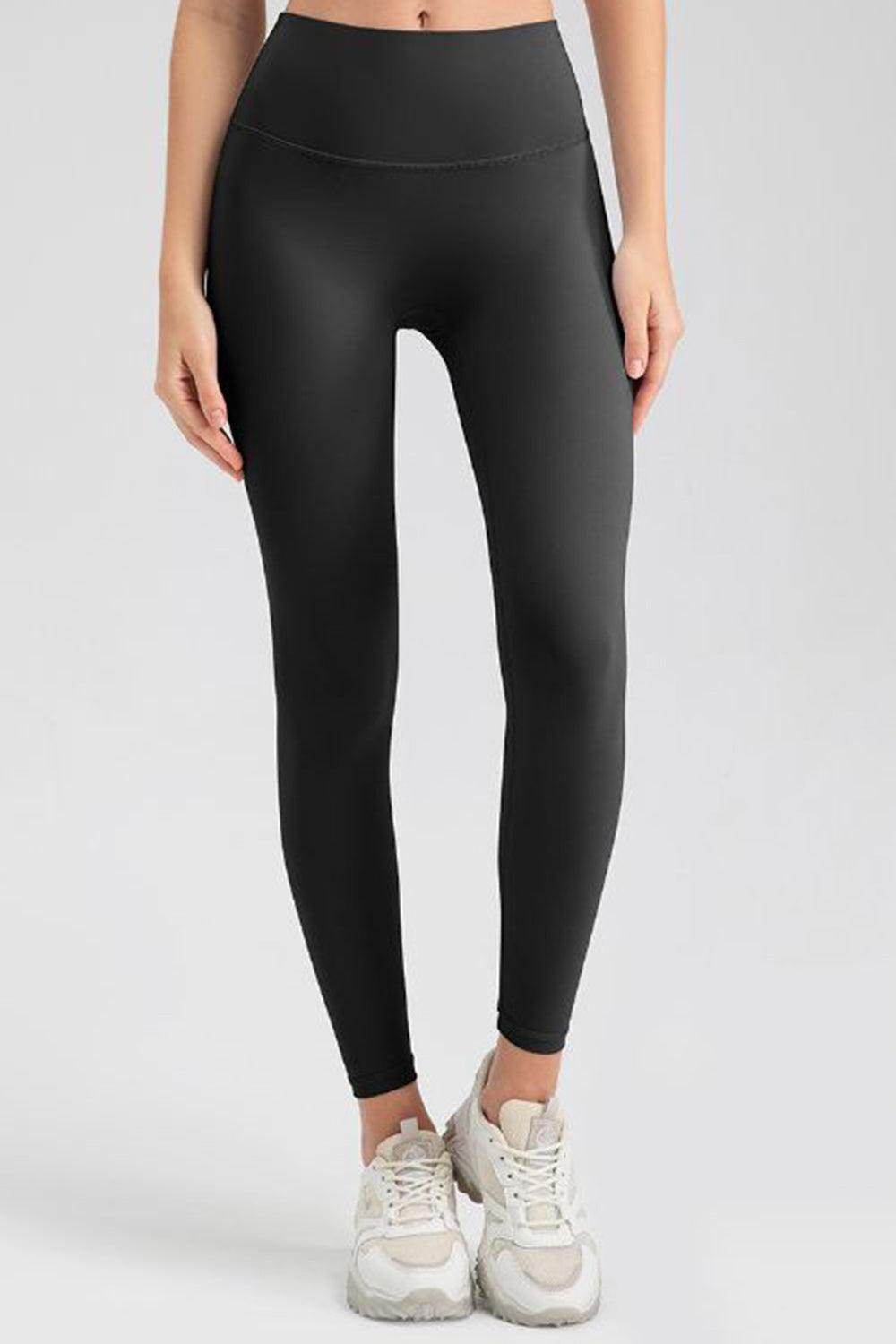 Wide Waistband Sport Leggings for Active Lifestyle Comfort - Selvanelle