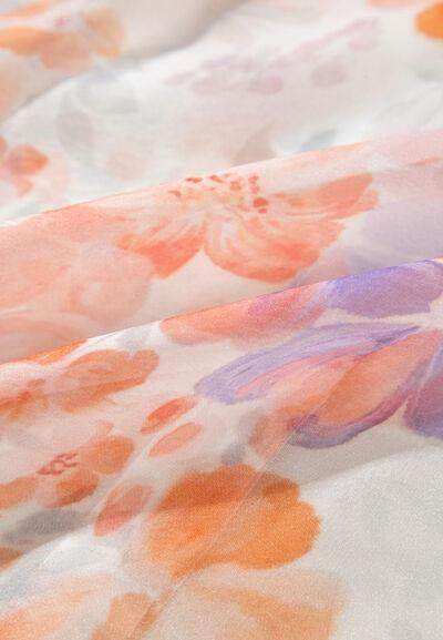 Printed Collared Neck Long Sleeve Shirt for Women Fashion - Selvanelle