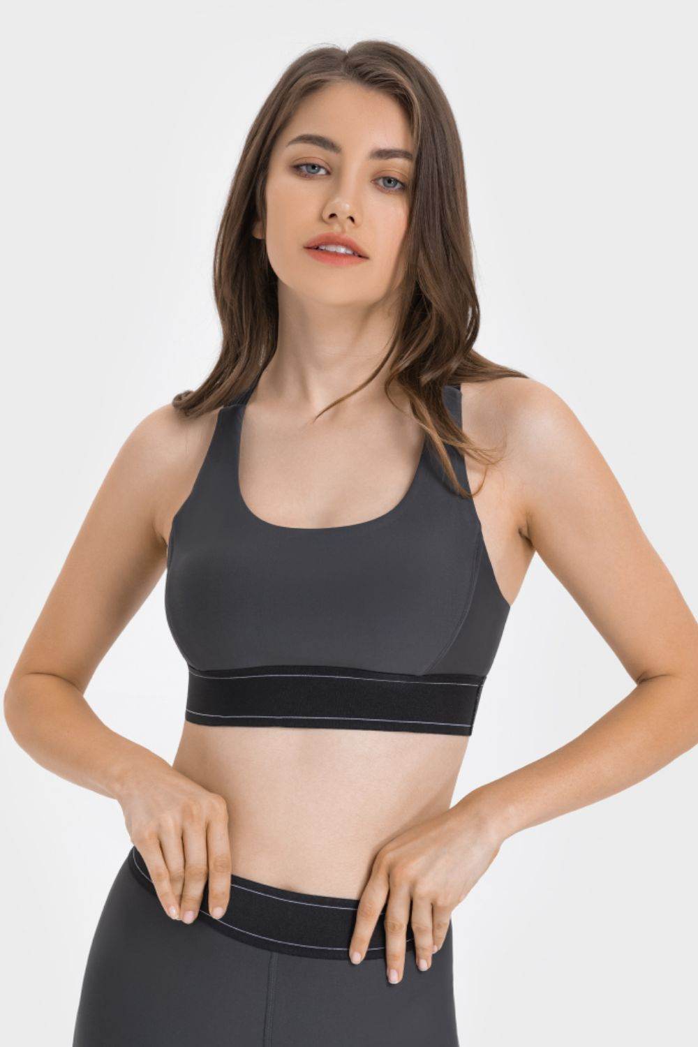 Millennia Contrast Sports Bra - Selvanelle