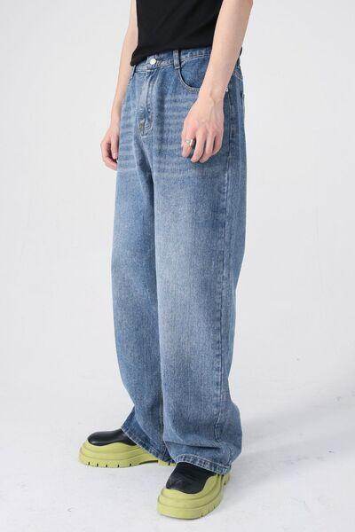 Baggy Jeans with Pockets for Comfortable Everyday Style - Selvanelle
