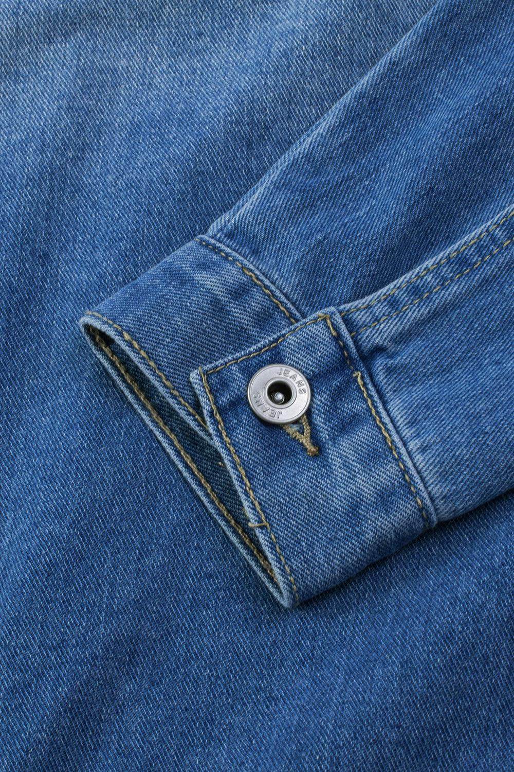 Distressed Hooded Denim Jacket for Trendy Casual Style - Selvanelle