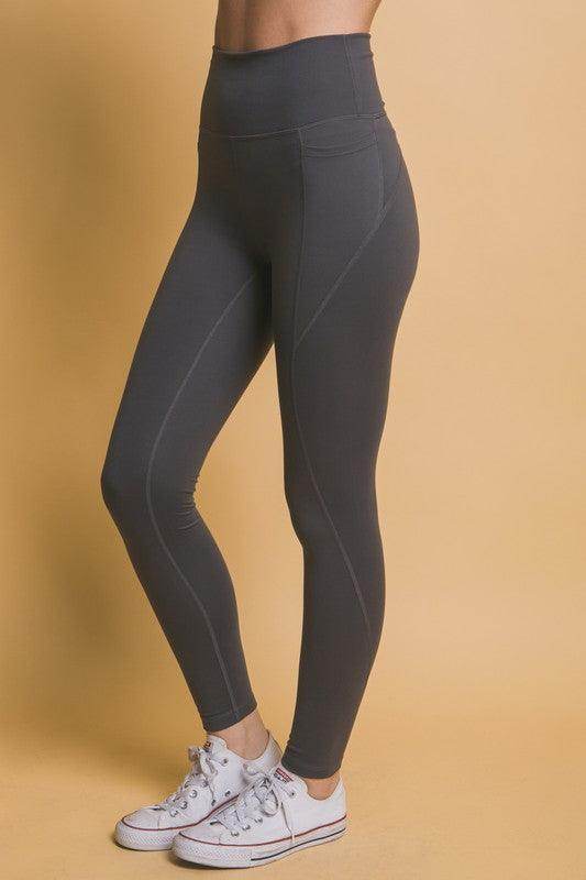 Love Tree High Waist Leggings with Side Pockets for Women - Selvanelle