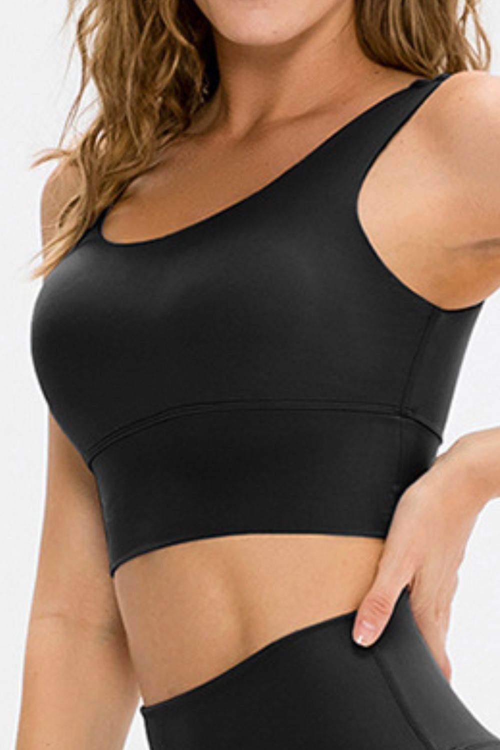 Scoop Neck Long Sports Bra - Selvanelle