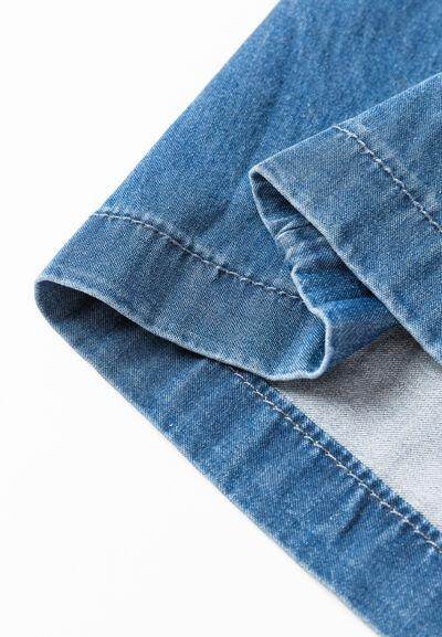 Smocked Wide Leg Jeans for Effortless Style and Comfort - Selvanelle