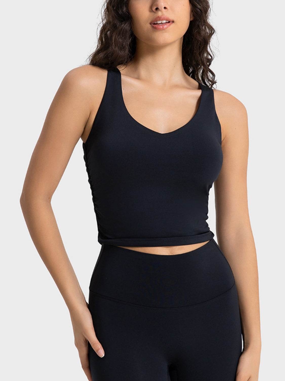 Millennia Cropped Sport Tank - Selvanelle