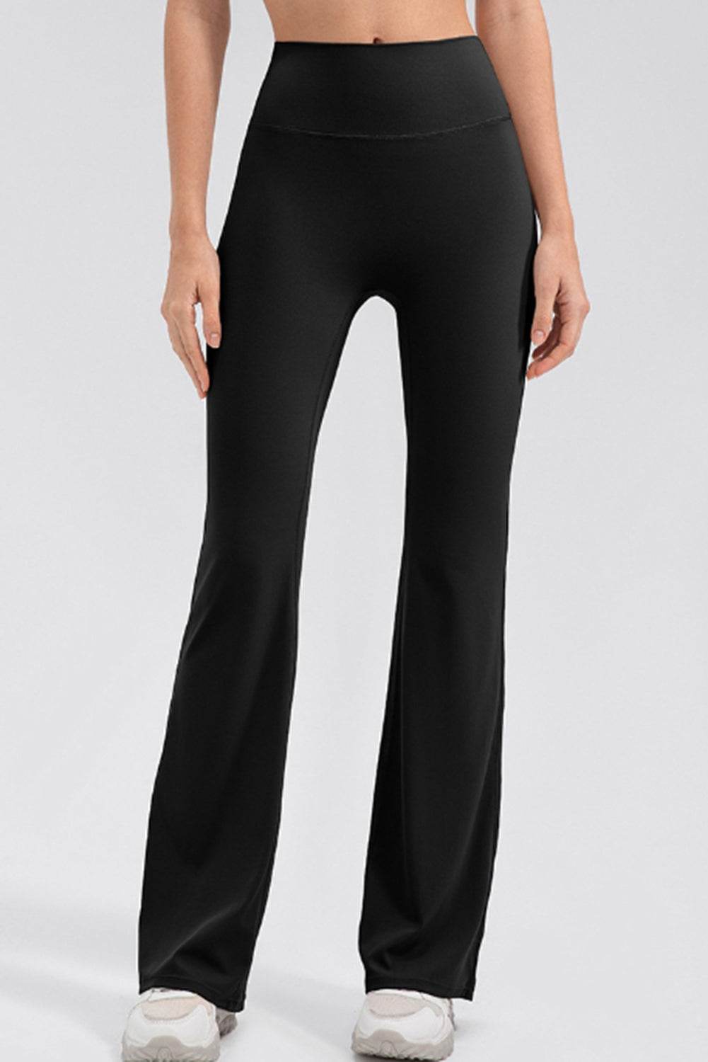 High Waist Straight Active Pants - Selvanelle