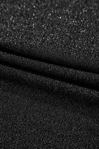 Bow Back Round Neck Short Sleeve Blouse for Women - Selvanelle