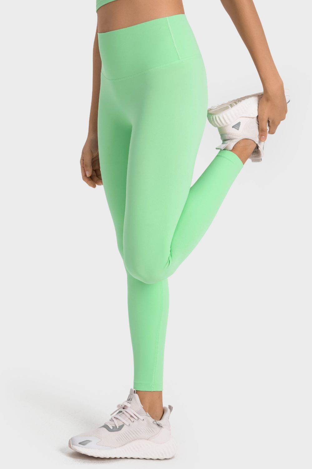 Millennia High-Rise Wide Waistband Yoga Leggings - Selvanelle