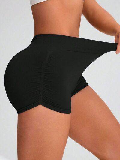 Elastic Waist Active Shorts for Comfort and Performance - Selvanelle
