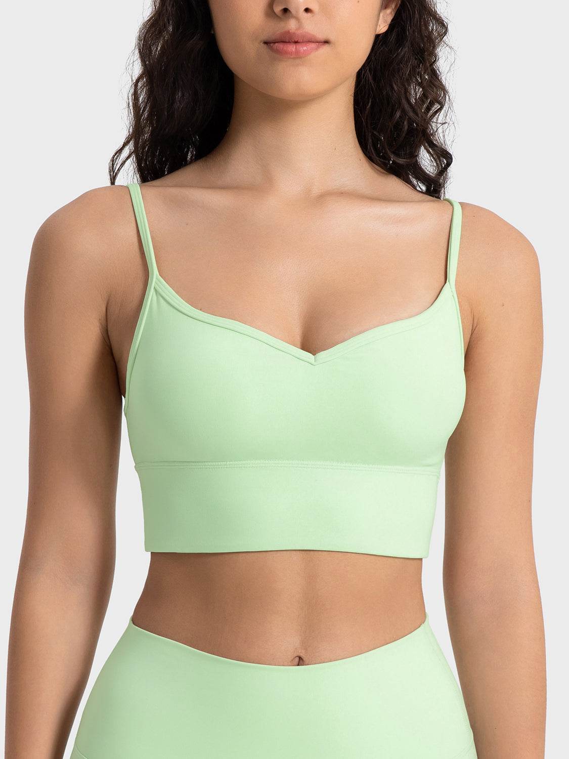 Millennia Spaghetti Strap Sport Bra - Selvanelle