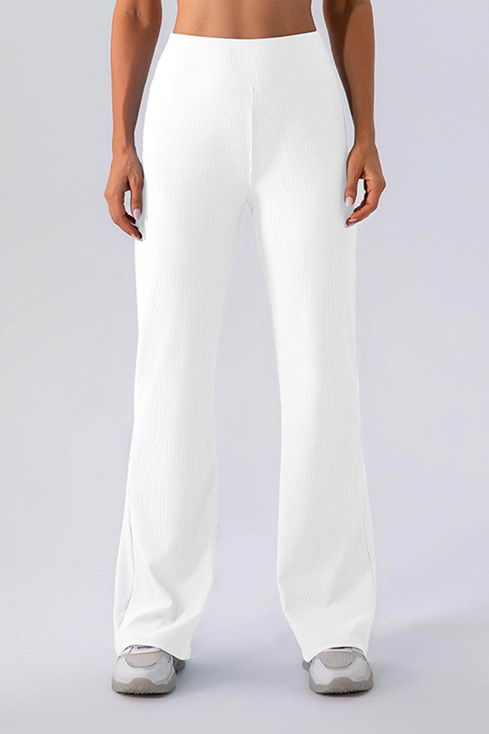 High Waist Straight Active Pants for Comfort and Style - Selvanelle