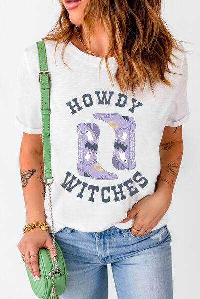 Graphic Round Neck Short Sleeve T-Shirt for Everyday Wear - Selvanelle