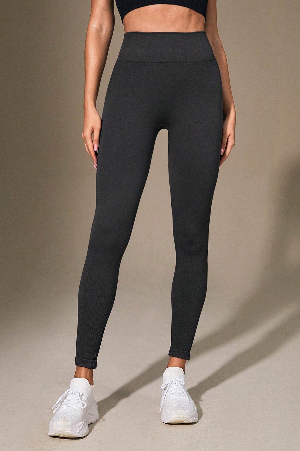 Wide Waistband Sports Leggings - Selvanelle