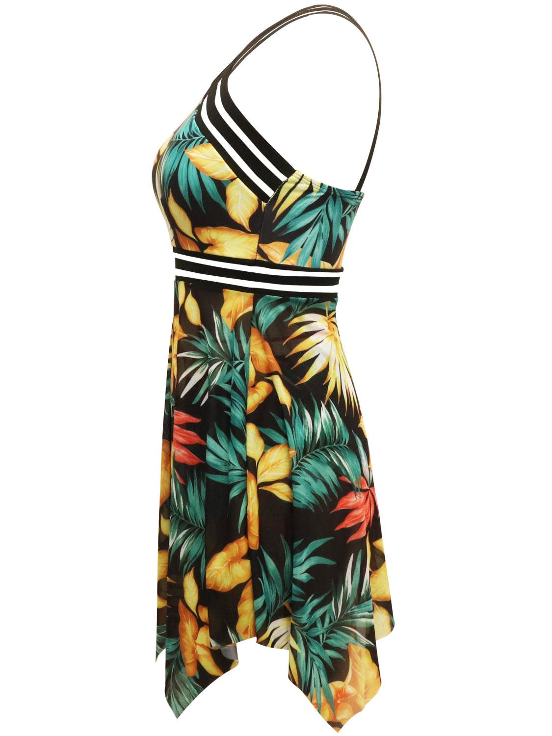 Cutout Printed Two-Piece Swim Set - Selvanelle