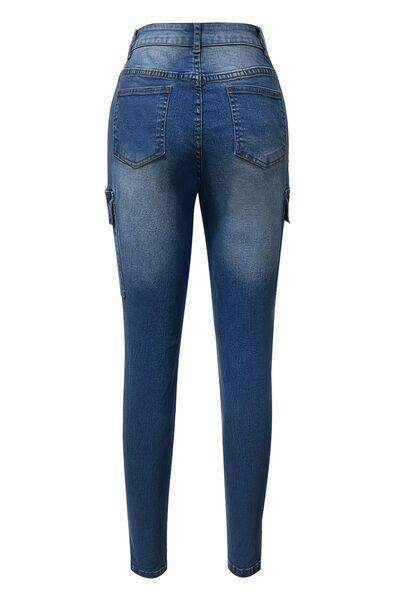 Stylish Skinny Jeans with Pockets for Everyday Wear - Selvanelle