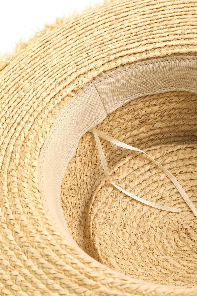 Fame Basket Weave Straw Sun Hat for Stylish Sun Protection - Selvanelle